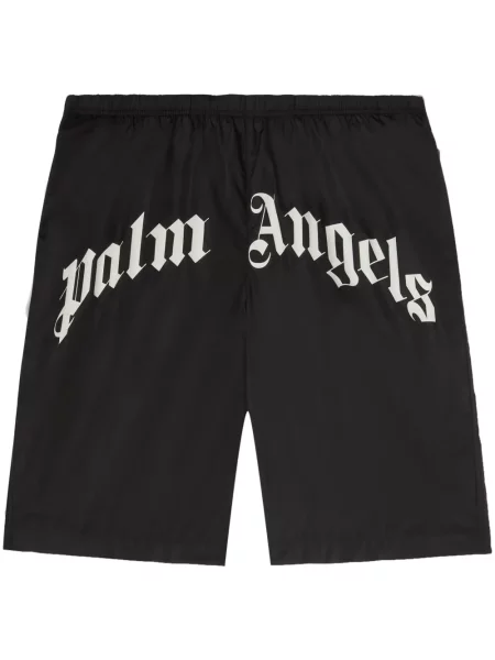 Slip de baie Palm Angels cu autograf negru