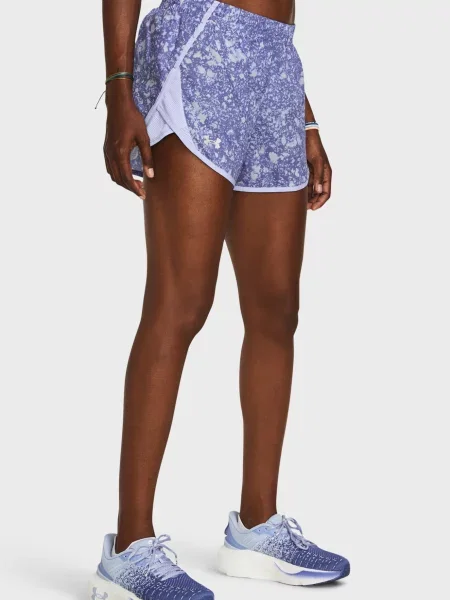 Спортивні шорти Under Armour з принтом фіолетові