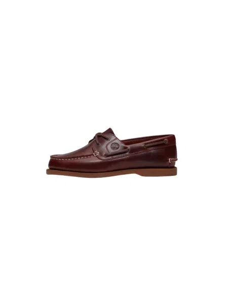Półbuty Timberland skórzane czerwone