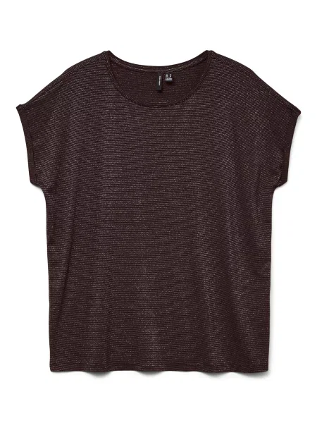 VERO MODA Tricou VMLava / argintiu maro
