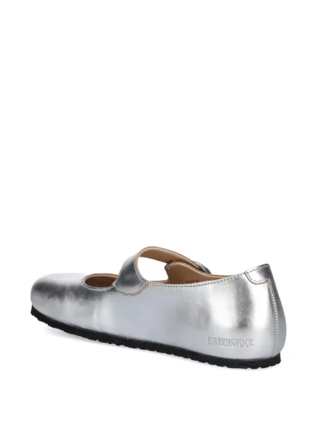 Baleríny Birkenstock s přezkou stříbrné