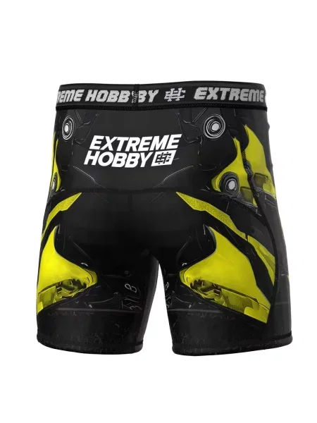 Spodenki Vale Tudo do MMA EXTREME HOBBY IRON FORCE żółte