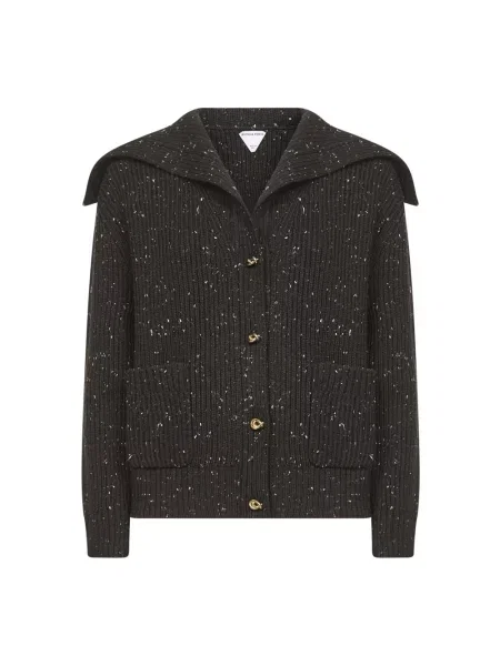 Sweter Bottega Veneta brązowy