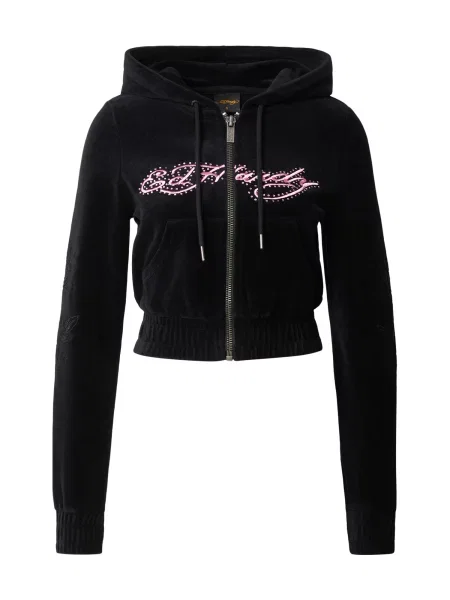 Ed Hardy Hanorac roz negru