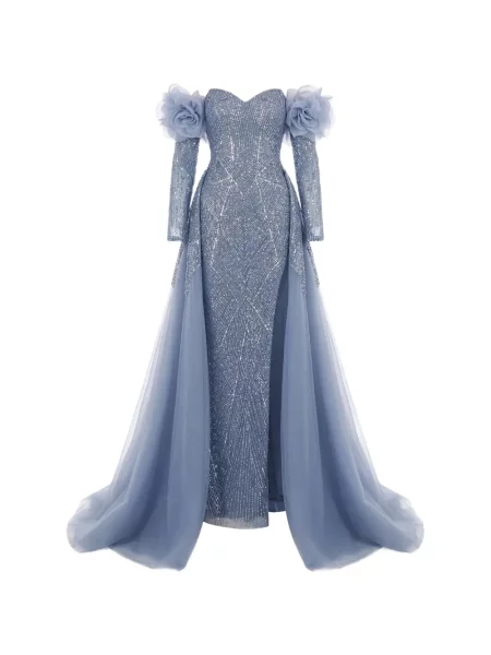 Rochie Gattinolli By Marwan cu paiete albastru