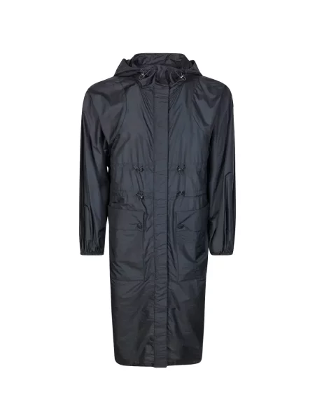 Palton Moncler cu glugă negru
