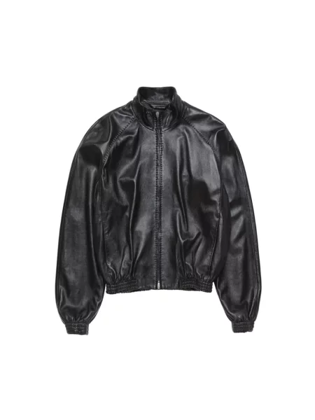 Kurtka skórzana Acne Studios czarna