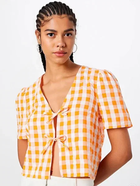 Блузка Monki оранжевая