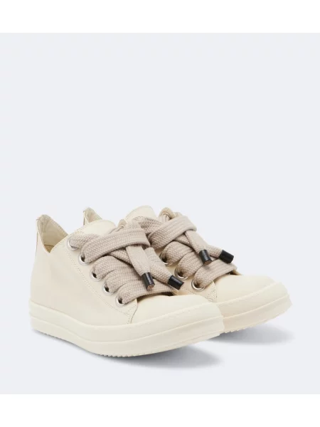 Sneakerși Rick Owens din piele alb
