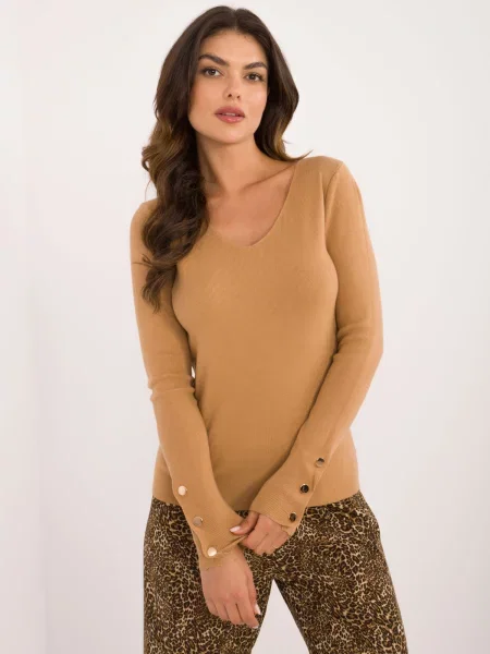 Pulover Fashionhunters clasic maro