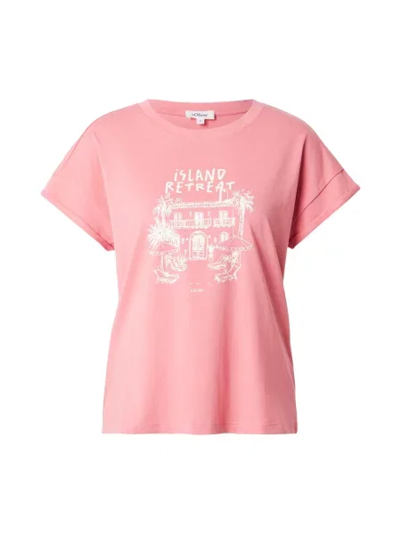 S.Oliver Tricou crem / zmeură roz