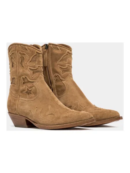 Buty do kostki Buttero skórzane brązowe