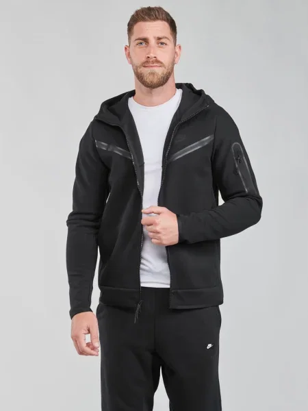Hanorac cu glugă Nike negru