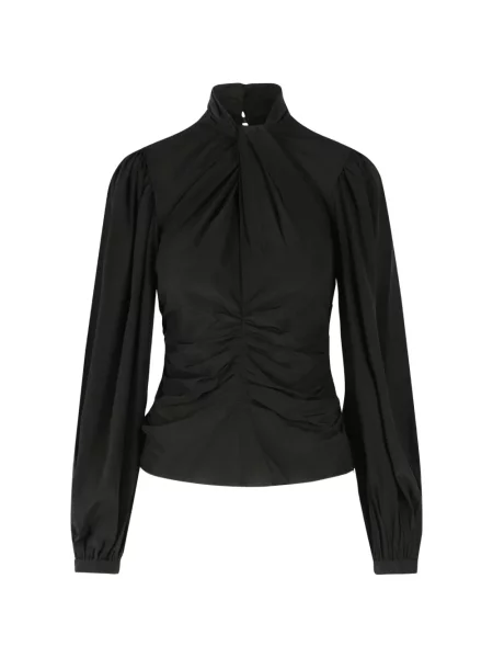 Bluză Isabel Marant de mătase negru