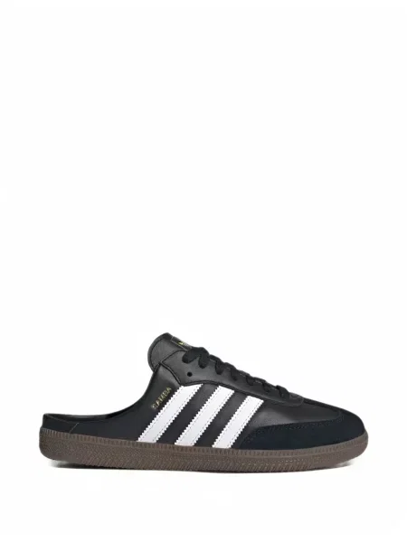 Papuci tip mules Adidas negru