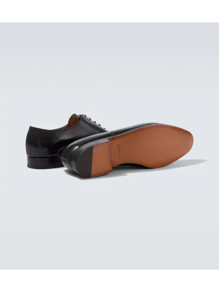Pantofi derby John Lobb din piele negru