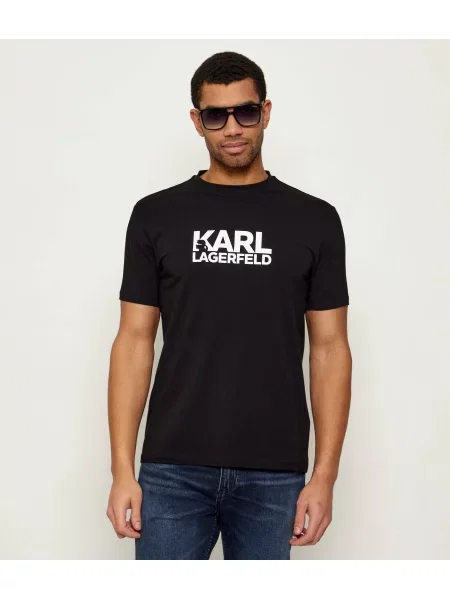 KARL LAGERFELD Póló fekete