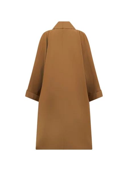 Palton Alberta Ferretti maro