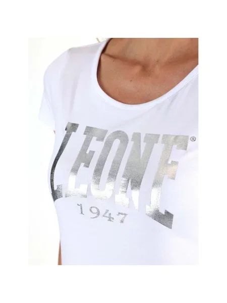 Scurt tricou Leone 1947 cu mâneci scurte alb