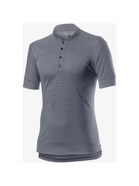 Koszulka polo z krótkim rękawem Castelli Tech S szara