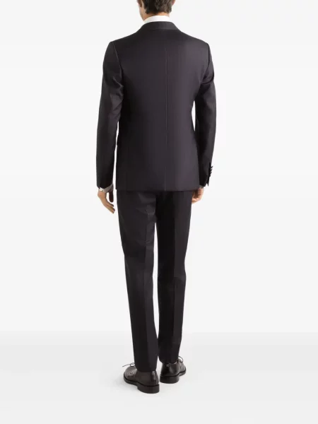 Geacă Dolce & Gabbana cu dungi negru