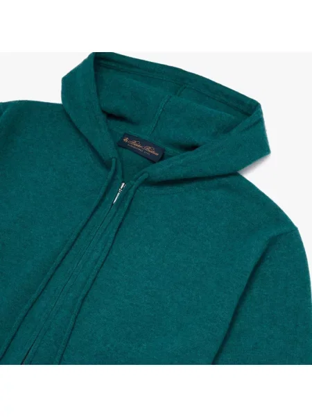 Sweter Brooks Brothers z kaszmiru niebieski