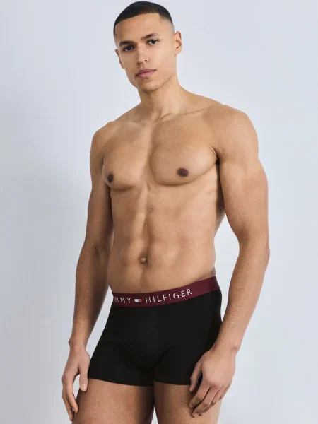 Boxerky Tommy Hilfiger Trunk WB 3 pairs deep regatta/black/bluee jean čierna