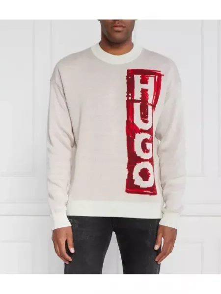 HUGO Pulover Sohugoh cu adaos de lână