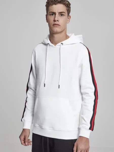 Суитчър Urban Classics на райета бяло