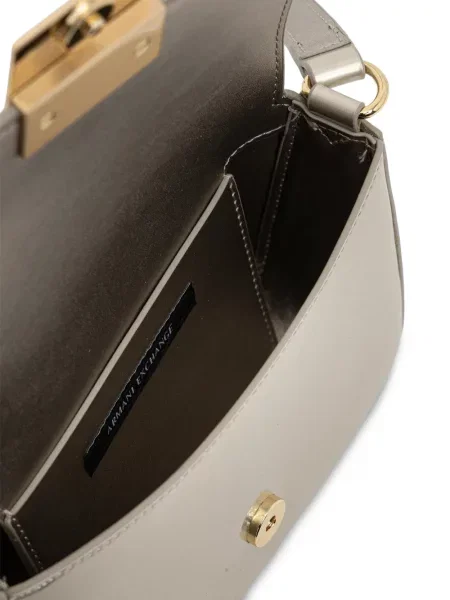 Body Armani Exchange cu autograf argintiu