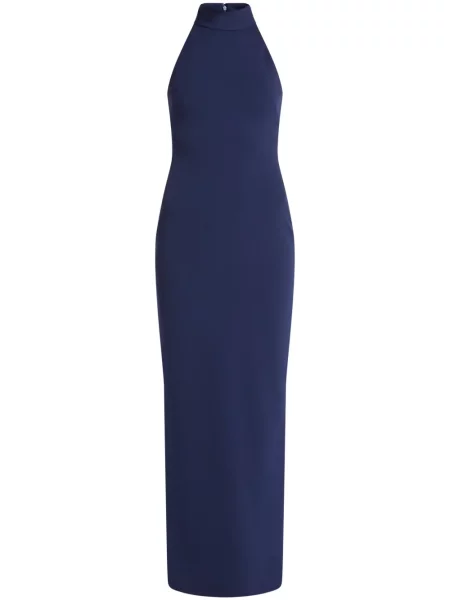 Rochie maxi Solace London de costum albastru