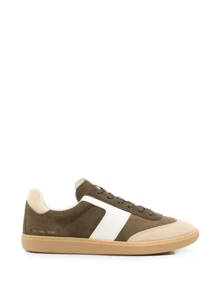 Sneakerși Michael Michael Kors cu șireturi din dantelă cu tepi negru