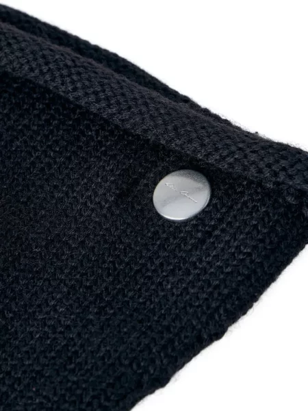 Lung mănuși Rick Owens de lână negru