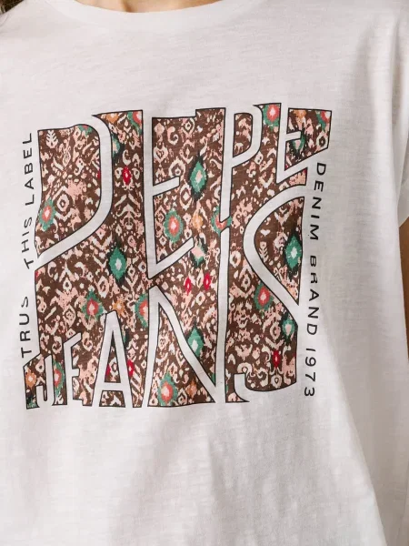 Футболка Pepe Jeans біла