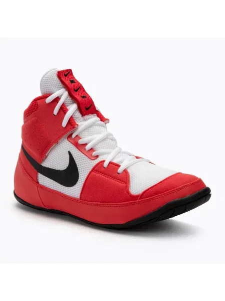 Olcsóbban. Nike Fury egyetemi piros/fehér/fekete birkózó cipő. Méret: EU fehér