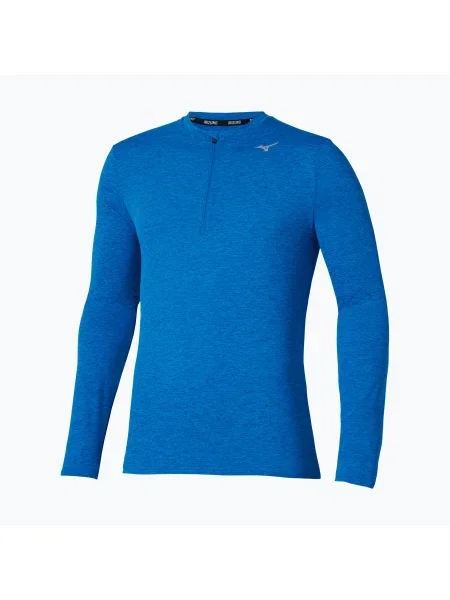Tricou Mizuno alergare albastru