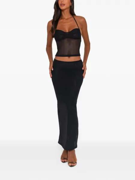 Fusta maxi Fae Swim negru