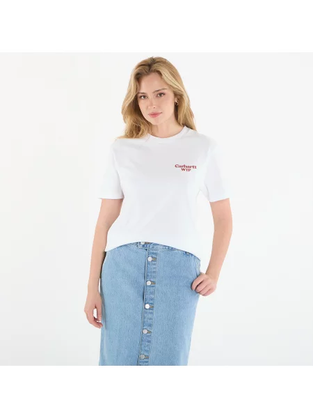 T-shirt Carhartt WIP W S/S Spoiled T-Shirt White S biała