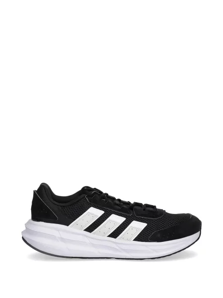 Τρέξιμο παντελόνι Adidas από διχτυωτό slip-on μαύρο