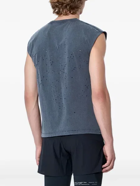 Tricou Satisfy zdrențuiți gri