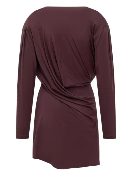 Rochie Iro drapată de costum violet