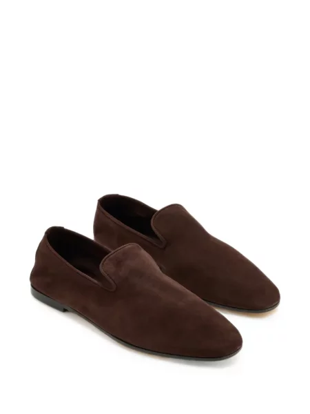 Pantofi loafer Sophique din piele de căprioară maro