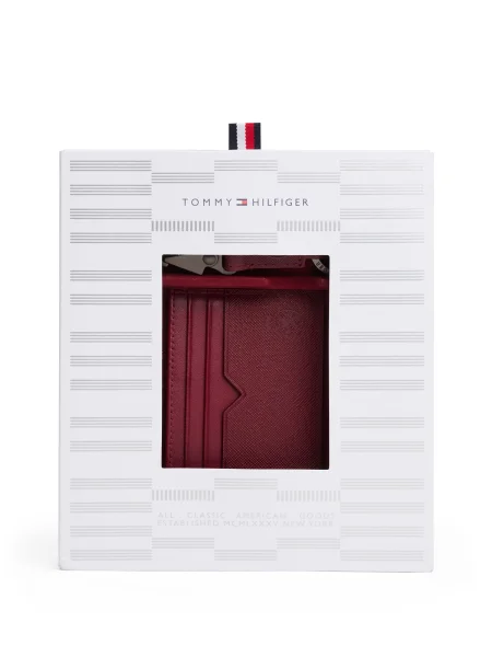 Tommy Hilfiger Usnjen etui za kartice in obesek za ključe