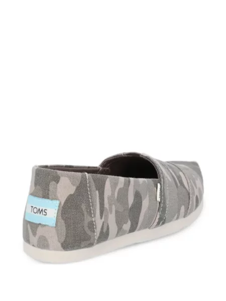 Espadrile Toms cu model camuflaj gri