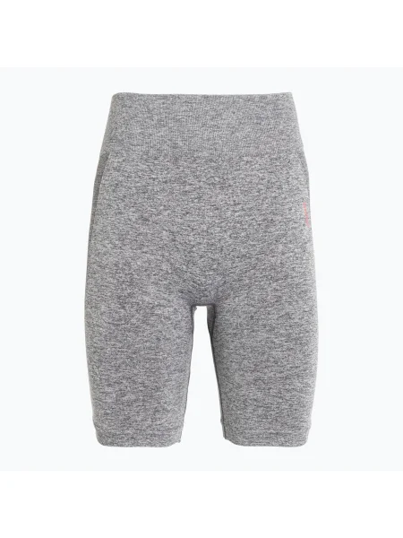 Női sportnadrág Gymshark Flex Cycling marl / pink. Méret: L szürke