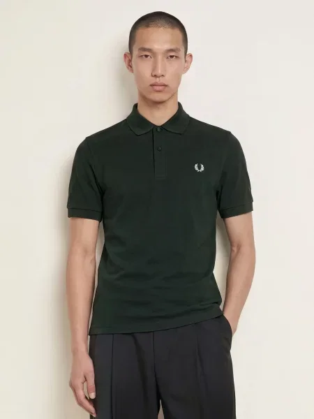 Fred Perry Piqué Polokošile Regular Fit černá