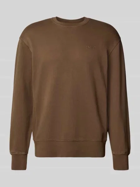 Bluza z wyhaftowanym logo zielona