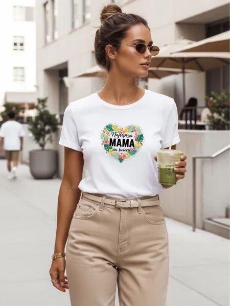Tricou Dstreet alb