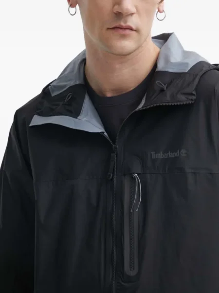 Geacă Timberland cu glugă negru