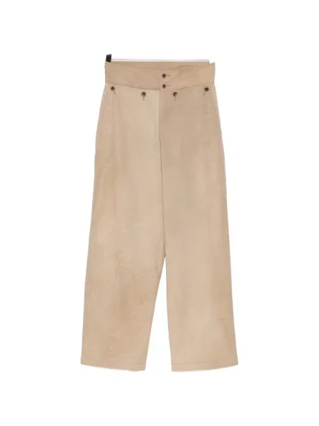 Pantaloni Uma Wang maro